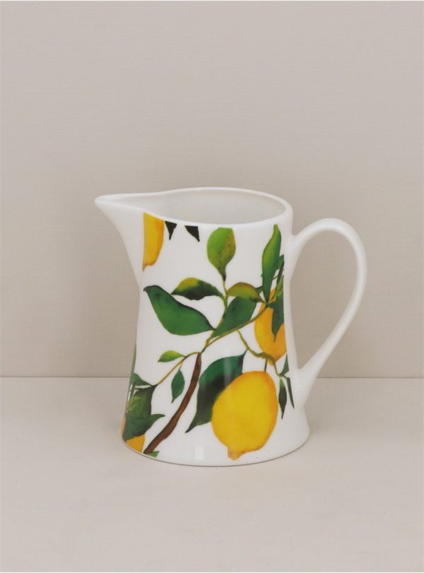 Bone China Jug - Small Lemon Tree