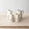 Grey Heart Floral Jug, 9cm - Image 3