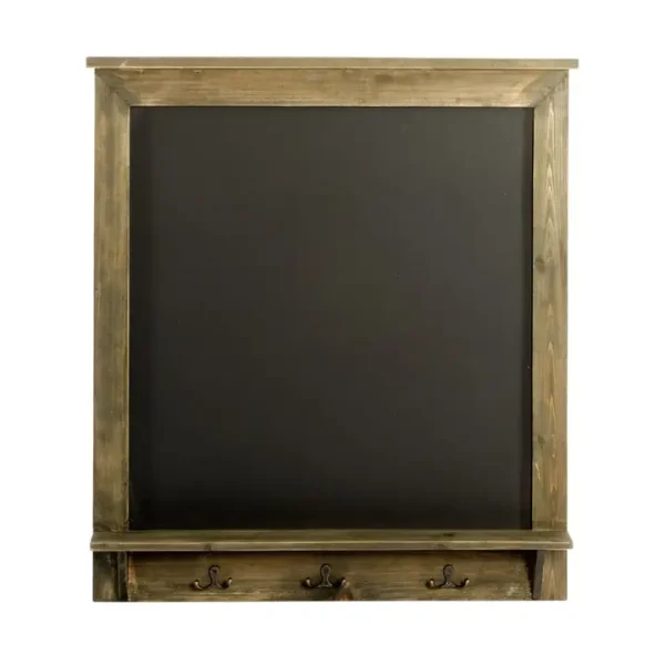 Vintage Chalkboard with Hooks 64 X 8 X 71 cm