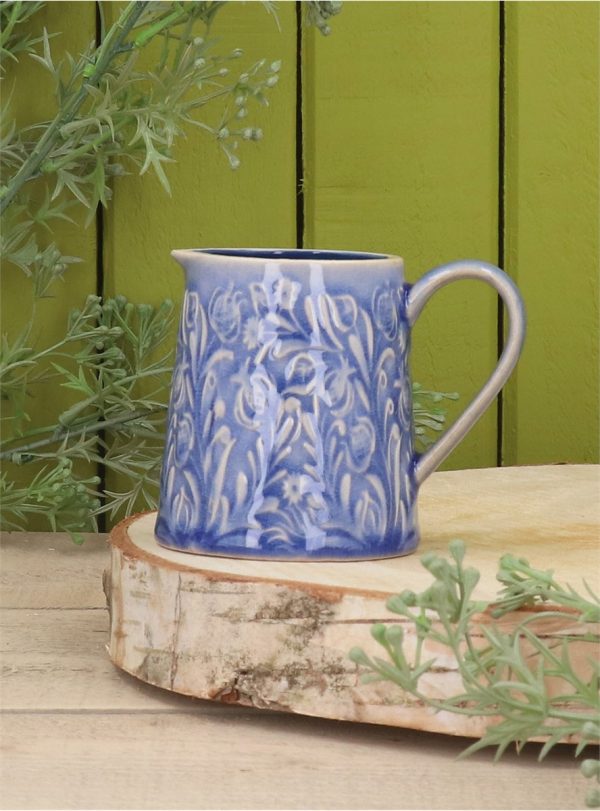 Stoneware Country Flowers  Mini Jug - Image 2