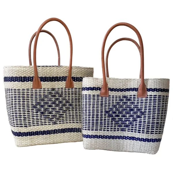 DIAMOND SISAL TOTE BAGS