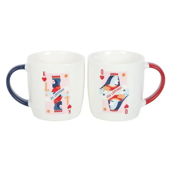 Her Ladyship & His Lordship Playing Card Couples Mug Set - Image 2