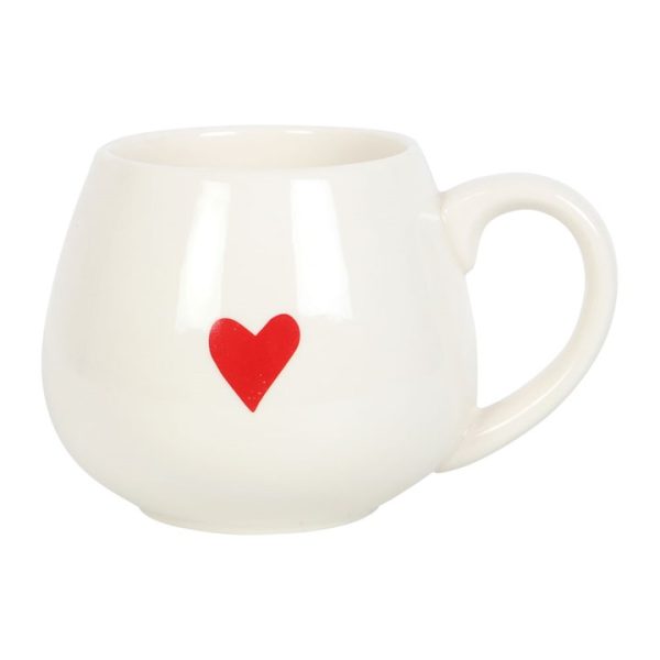 LOVE HEART HIDDEN MESSAGE ROUNDED MUG