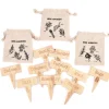 MUM'S GARDEN HERB MARKER 4 MARKERS PER POUCH