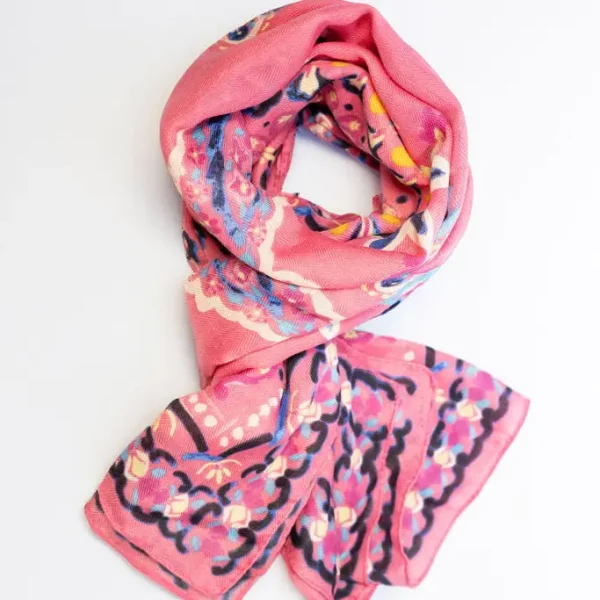 Aztec Floral Scarf
