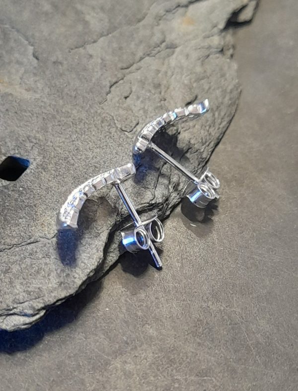 12 X5MM CLEAR CZ LEAF - Image 2