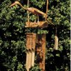 Bamboo & Coconut Crane Wind Chime