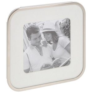 Silver Curve Square Frame  4x4