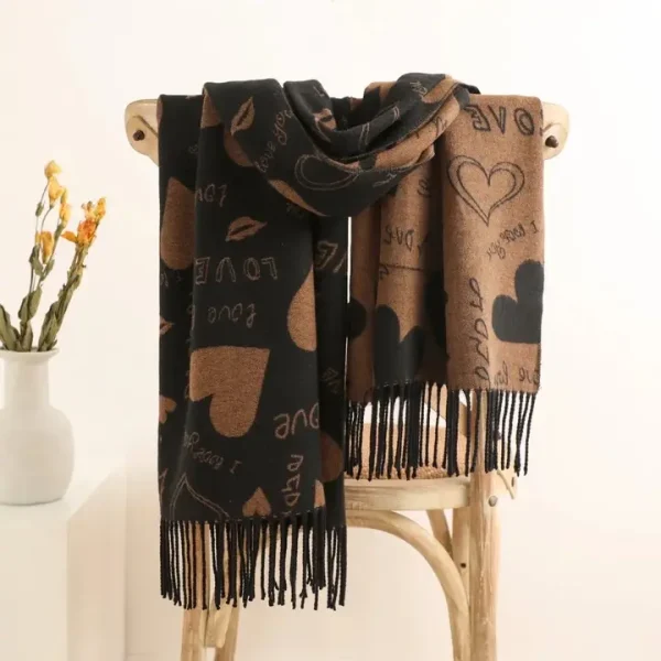 Love Heart Winter Wrap