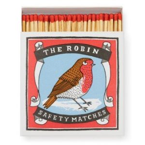Luxury Matches In A Box - The Robin