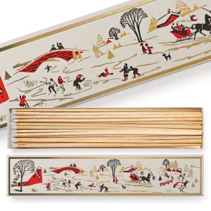 Winter Snowscape long match box