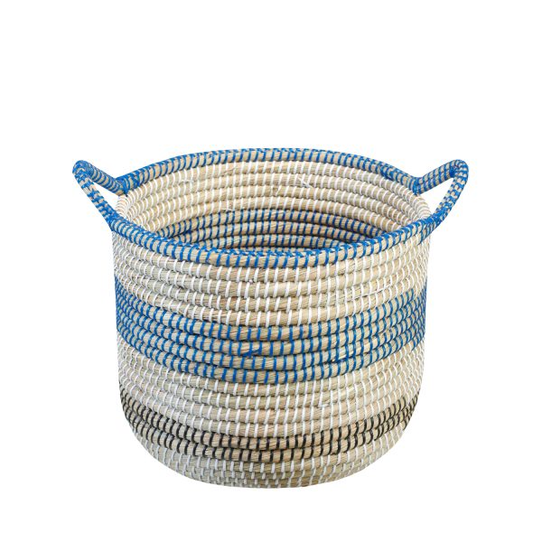 Seagrass Storage Basket with Handles - Image 2