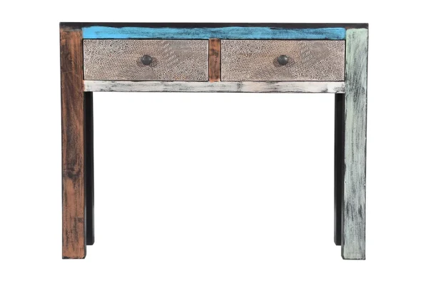 Imprinted Design Console Table