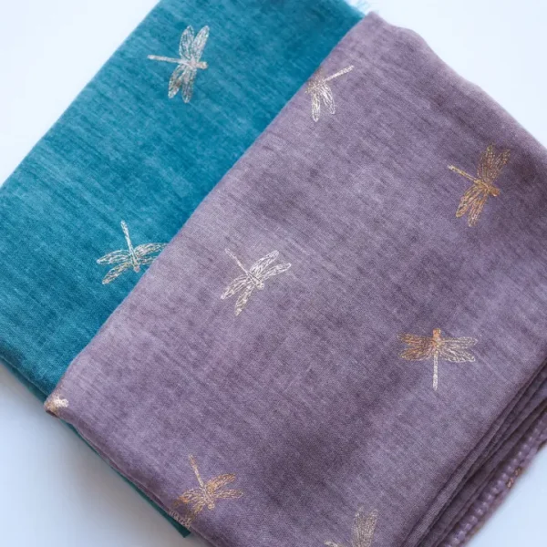Dragonfly Foil Scarf - Image 2