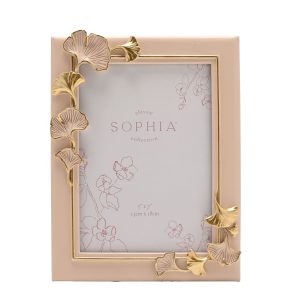 Sophia Classic Ginkgo Blush Photo Frame