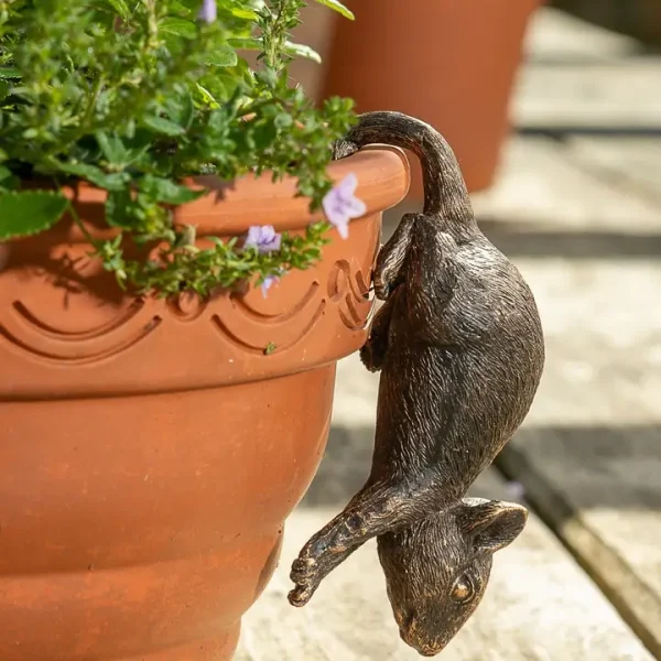 Antique Bronze  Pot Buddy - Plant Pot Hanger