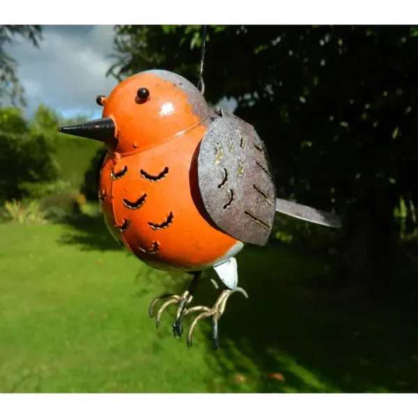 Handpainted Bird  Hanging Tealight Holder - Image 2