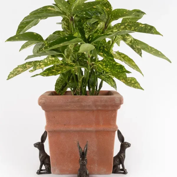 Large Sitting Hare Plant Pot Feet - Set of 3 - Image 3