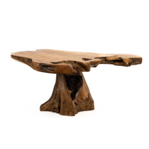 Teak Root Mushroom Pedestal Coffee Table