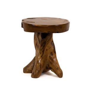 Teak Root Woodland Low Stool