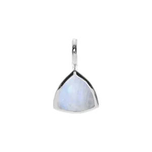 SAMIRA TRILLION CUT RAINBOW MOONSTONE NECKLACE