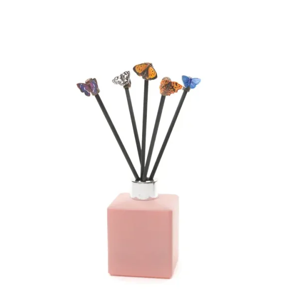 British Butterflies Diffuser Decor Reed Diffuser Decoration - Set of 5 - Image 2