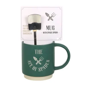 Ace of Spades Father's Day Mug with Spade Spoon