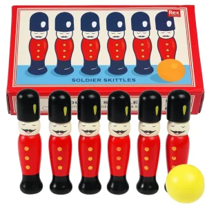Soldier Skittles Wooden Toy