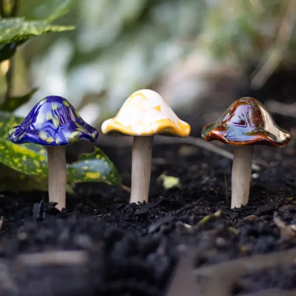 Ceramic Mushroom Plant Pot - Image 2