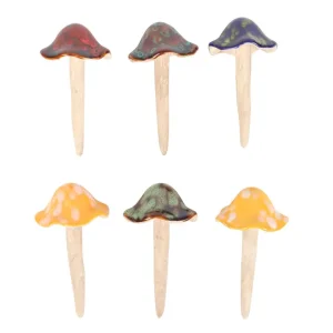 Ceramic Mushroom Plant Pot