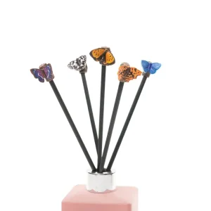 British Butterflies Diffuser Decor Reed Diffuser Decoration - Set of 5