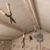 Decorative Handmade Garden Tool Garland - Rust