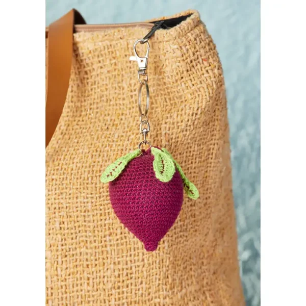 Crocheted fruit and vegetable keychain - Image 5