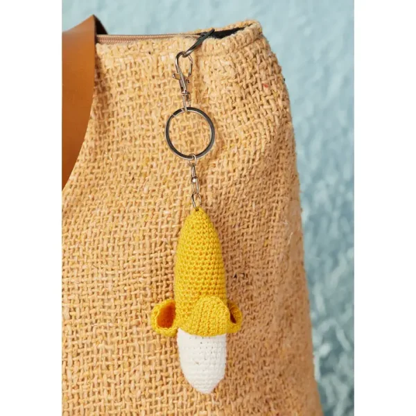 Crocheted fruit and vegetable keychain - Image 2