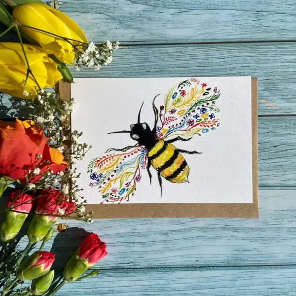 Eco Friendly  Colourful Greetings Card