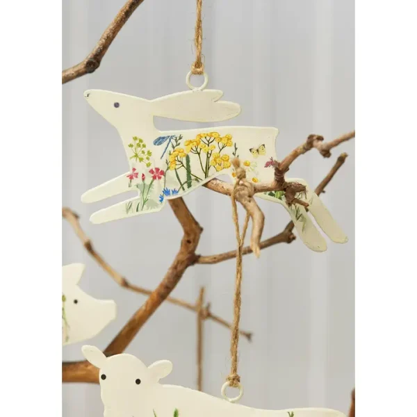 Hanging Metal Farm Animal Decorations - Image 6