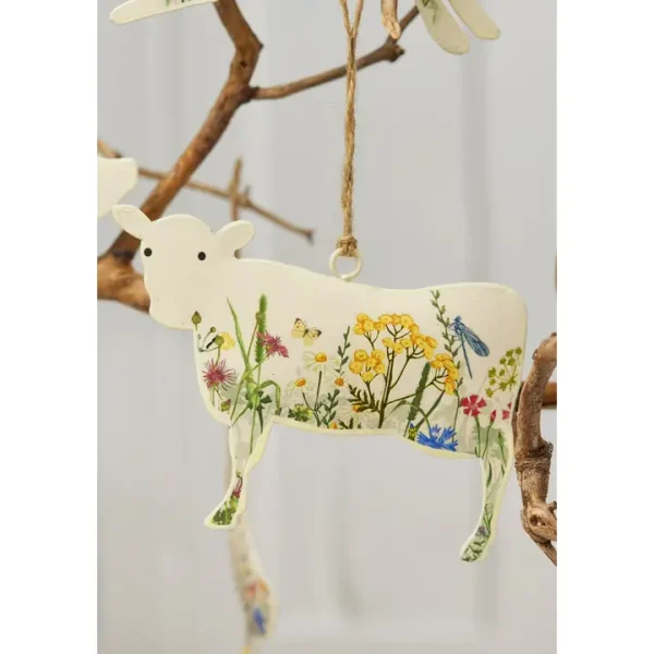 Hanging Metal Farm Animal Decorations - Image 2