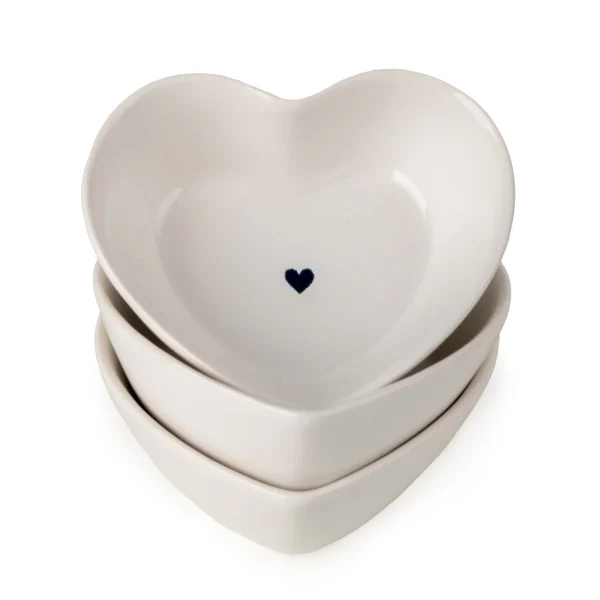 Nibble Bowls -  Set of 3  Hearts