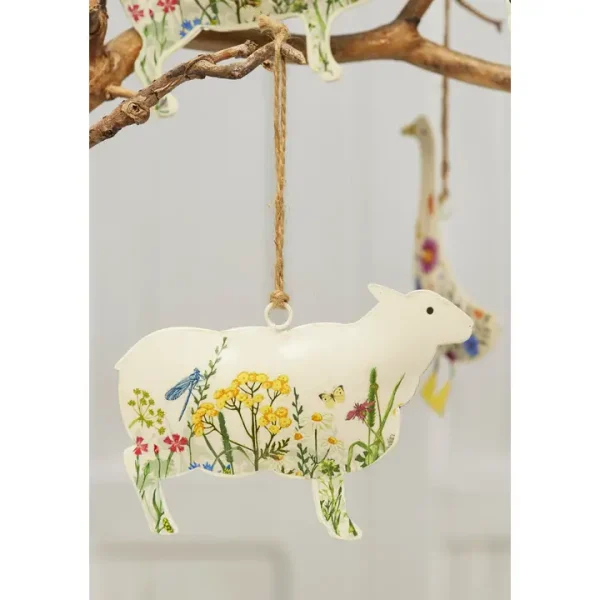 Hanging Metal Farm Animal Decorations - Image 3