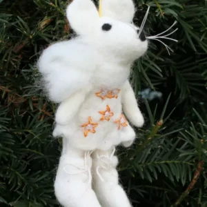 Angel Mouse Felt Decoration