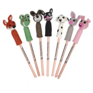 Handfelted Animal Pencil Topper