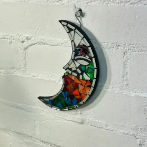Mosaic Moon Plaque