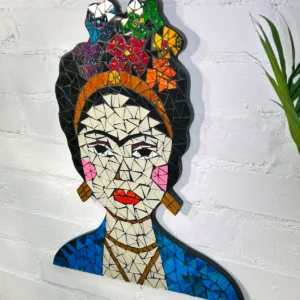 Mosaic Geisha Plaque