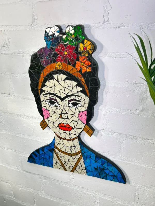 Mosaic Geisha Plaque