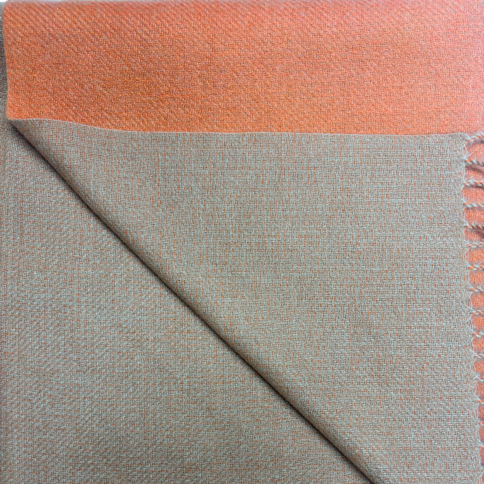 Premium Two-Tone Cashmere Blend Winter Scarf - Image 18