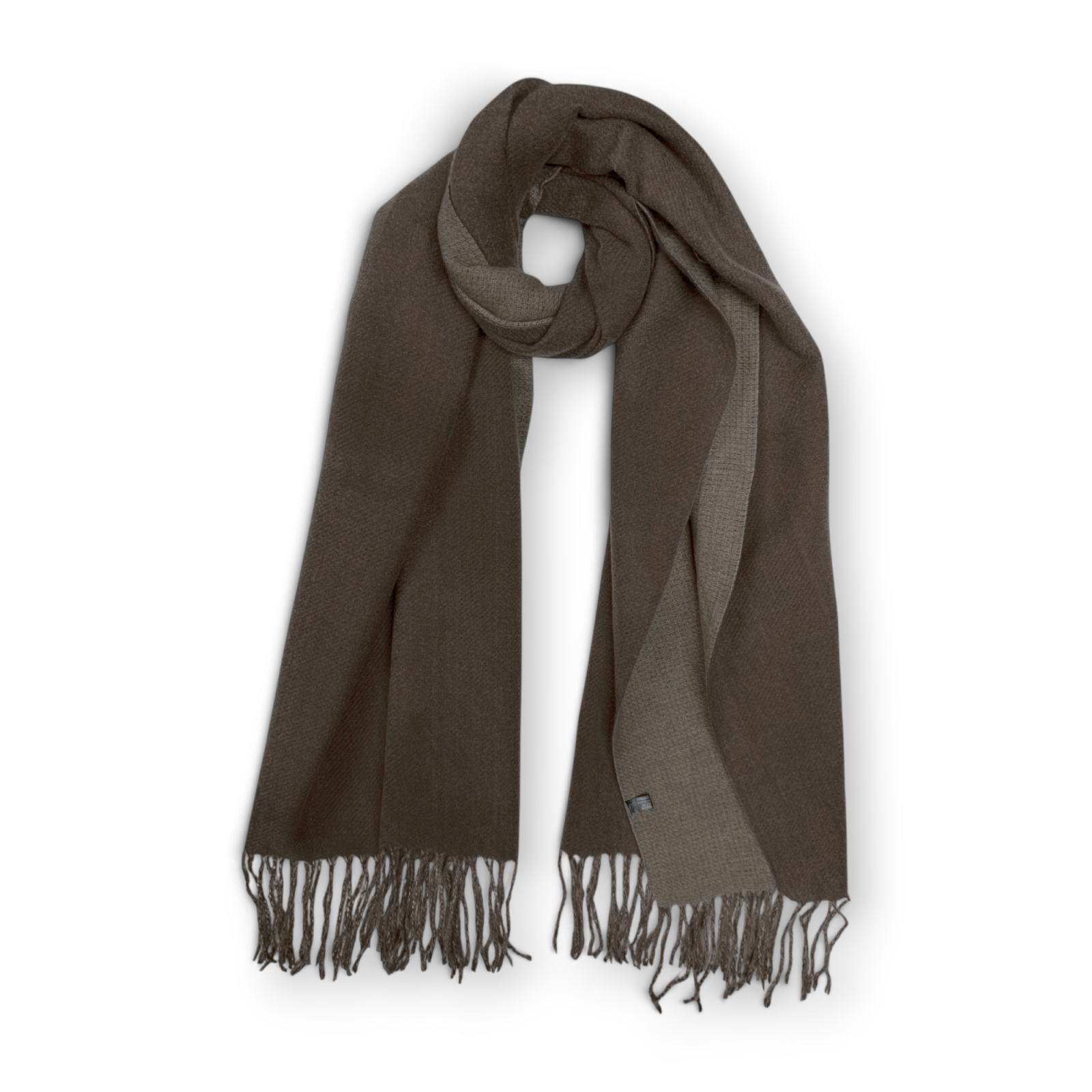 Premium Two-Tone Cashmere Blend Winter Scarf - Image 19